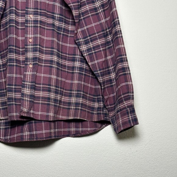 VTG Redhead Flannel Plaid Gorp Button Up Shirt Men XXLT Red Black Gorp 90s Fall - Picture 8 of 11